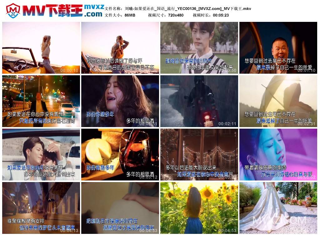 刘曦-如果爱还在_国语_流行_YEC00136